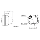 Kép 6/8 - Hikvision DS-2CD2143G2-LIS2U(2.8mm) 4 MP Acusense Okos Hibrid Fény Fix Dóm Hálózati Kamera