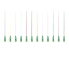 Kép 2/2 - Optikai pigtail 12 db, LC/APC simplex, SM 9/125, OS2 2 m, 12 szín