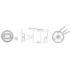 Kép 9/10 - Hikvision DS-2CD2083G2-IU(2.8mm)(BLACK) 8 MP AcuSense Fixed Bullet Network Camera