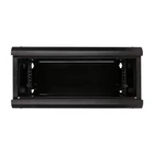 Kép 4/10 - Extralink 4U 600X450 WALL-MOUNTED RACKMOUNT CABINET BLACK Falra szerelhető állvány Fekete