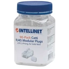Kép 2/3 - Intellinet 790604 huzalcsatlakozó RJ45 Átlátszó