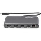 Kép 3/7 - StarTech.com TB3DKM2HDL dokkoló állomás és port replikátor Vezetékes Thunderbolt 3 Szürke