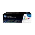 Kép 1/9 - HP 125A 3-pack Cyan/Magenta/Yellow Original LaserJet Toner Cartridges