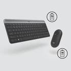 Kép 5/9 - Logitech 920-009204 billentyűzet Egér mellékelve Univerzális Vezeték nélküli RF QWERTY Nemzetközi amerikai Grafit