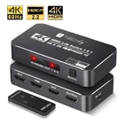 Kép 2/10 - Techly IDATA HDMI2-4K3160B HDMI 2.0b 3x1 4K60Hz kapcsoló távirányítóval