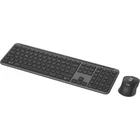 Kép 3/5 - Logitech 920-012483 billentyűzet Egér mellékelve Irodai RF vezeték nélküli + Bluetooth QWERTZ Német Grafit