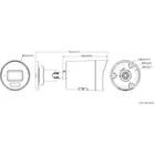 Kép 2/2 - Hikvision DS-2CD2066G2H-IU(2.8mm)/Fekete 6 MP Powered by Darkfighter Rögzített Mini Bullet Hálózati Kamera