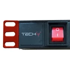 Kép 3/5 - Techly I-CASE STRIP-18C20 19' 1U X8 Elosztó - Schuko aljzatok