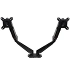 Kép 1/8 - StarTech.com ARMSLIMDUO asztali TV konzol 76,2 cm (30") Fekete