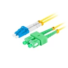 Kép 1/5 - Lanberg FO-LUSA-SD11-0020-YE InfiniBand és száloptikai kábel 2 M SC LC LC/SC Sárga