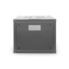 Kép 3/8 - Digitus DN-19 09U-6/6-SW állvány 9U Falra szerelhető állvány Fekete
