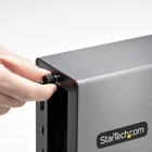 Kép 4/10 - StarTech.com 2TBT3-PCIE-ENCLOSURE dokkoló állomás és port replikátor Vezetékes Thunderbolt 3 Ezüst