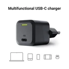 Kép 2/6 - Green Cell CHARGC06 mobiltelefon töltő Univerzális Fekete Váltakozó áram Gyorstöltés Beltéri