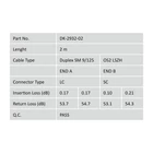 Kép 2/5 - Digitus DK-2932-02 száloptikás kábel 2 M LC SC I-VH OS2 Sárga