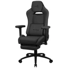 Kép 1/6 - Aerocool ROYALASHBK Premium Ergonomic Gaming Chair Legrests Aeroweave Technology Black