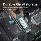 Kép 4/5 - Crucial E100 2 TB M.2 PCI Express 4.0 NVMe