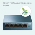 Kép 3/6 - TP-Link LS105G Beállítást nem igénylő (unmanaged) Gigabit Ethernet (10/100/1000) Kék