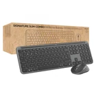 Kép 1/10 - Logitech 920-012505 billentyűzet Egér mellékelve Irodai RF vezeték nélküli + Bluetooth AZERTY Francia Grafit