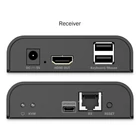 Kép 4/4 - Cat.6 HDMI hosszabbító 4K/60Hz KVM USB 2.0 IP 1G-n keresztül akár 120m/200m, max. 253 vevő, érintőképernyő - készlet