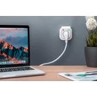 Kép 2/7 - Digitus DN-95400 túlfeszültségvédő Fehér 1 AC kimenet(ek) 230 V