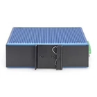 Kép 4/4 - Digitus DN-651146 hálózati kapcsoló Beállítást nem igénylő (unmanaged) Fast Ethernet (10/100) Fekete, Kék