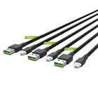 Kép 2/5 - Green Cell KABGCSET05 Lightning kábel 1,2 M Fekete