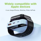 Kép 4/9 - Techly I-CHARGE-10LCDBL Vezeték nélküli mágneses power bank töltő 10 000 mAh