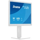 Kép 1/10 - iiyama 19 hüvelykes FEHÉR TN-panel 1280x1024 13cm Magasságállítható Állvány HDMI DisplayPort 250cd/m2