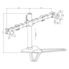 Kép 8/8 - iiyama DS1002D-B1 asztali TV konzol 81,3 cm (32") Fekete