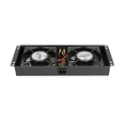 Kép 4/7 - Extralink 2 FANS ROOF COOLING UNIT WITH CABLE TO THERMOSTAT Hűtőventilátor