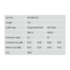 Kép 2/5 - Digitus DK-2931-03 InfiniBand és száloptikai kábel 3 M LC ST I-VH Sárga