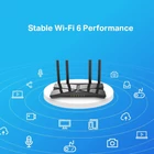 Kép 4/7 - TP-Link Archer AX10 vezetéknélküli router Gigabit Ethernet Kétsávos (2,4 GHz / 5 GHz) Fekete