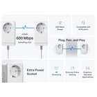 Kép 3/7 - Mercusys AV600 600 Mbit/s Ethernet/LAN csatlakozás Fehér 2 db