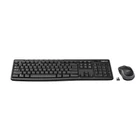 Kép 2/5 - Logitech 920-004511 billentyűzet Egér mellékelve Otthoni Vezeték nélküli RF QWERTZ Német Fekete