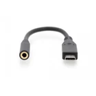 Kép 3/3 - Digitus AK-300321-002-S mobiltelefon kábel Fekete 0,2 M USB C 3.5mm