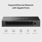 Kép 5/6 - Mercusys MS108GS hálózati kapcsoló Beállítást nem igénylő (unmanaged) Gigabit Ethernet (10/100/1000) Fekete