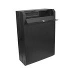 Kép 4/7 - StarTech.com RK630WALVS állvány 6U Falra szerelhető állvány Fekete