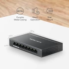Kép 10/10 - Mercusys MS108GP hálózati kapcsoló Vezérelt Gigabit Ethernet (10/100/1000) Ethernet-áramellátás (PoE) támogatása Fekete