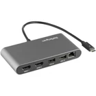 Kép 4/7 - StarTech.com TB3DKM2HDL dokkoló állomás és port replikátor Vezetékes Thunderbolt 3 Szürke