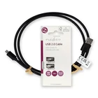 Kép 3/3 - Mybandz 22SKUU4501 ÁLLÍTHATÓ FONOTT SZÖVET ÓRASZÍJ /KÉK/ 22MM