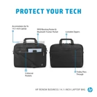Kép 5/10 - HP notebook táska Renew Business 14,1" fekete (3E5F9AA)