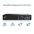 Kép 6/10 - TP-Link VIGI NVR1004H-4P hálózati képrögzítő (NVR) Fekete