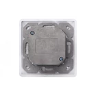 Kép 2/5 - Fali aljzat 2x RJ45, árnyékolt, LSA, cat.5e, címke mező, porálló, fehér