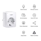 Kép 1/8 - TP-Link TAPO P100M intelligens csatlakozó 2300 W Otthoni, Irodai Fehér