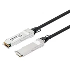 Kép 1/4 - Intellinet 508490 InfiniBand és száloptikai kábel 0,5 M QSFP+ Fekete, Ezüst