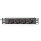 Kép 5/5 - Digitus DN-95418 áramelosztó egység (PDU) 4 AC kimenet(ek) 0U/1U Fekete
