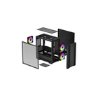 Kép 9/15 - DeepCool CC360 ARGB mini torony fekete