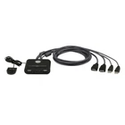 Kép 1/4 - 2-Port USB FHD HDMI Cable KVM Switch