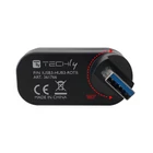 Kép 5/10 - Techly IUSB3-HUB3-ROTB USB 3.0 3-portos elosztó forgatható USB-A csatlakozóval