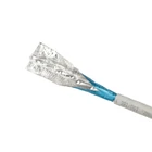 Kép 5/8 - Extralink EX.16231 hálózati kábel Szürke 500 M Cat6a F/FTP (FFTP)